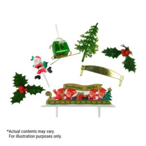 Christmas Log Decoration Set (7 items)