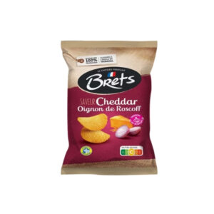 Brets Cheddar and Onion from Roscoff Chips 125g